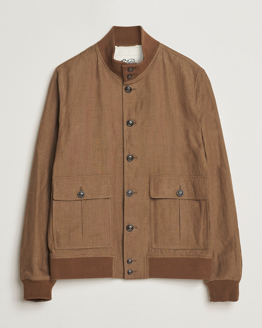 Herren | Jacken | Valstar | Valstarino Linen Jacket Brown