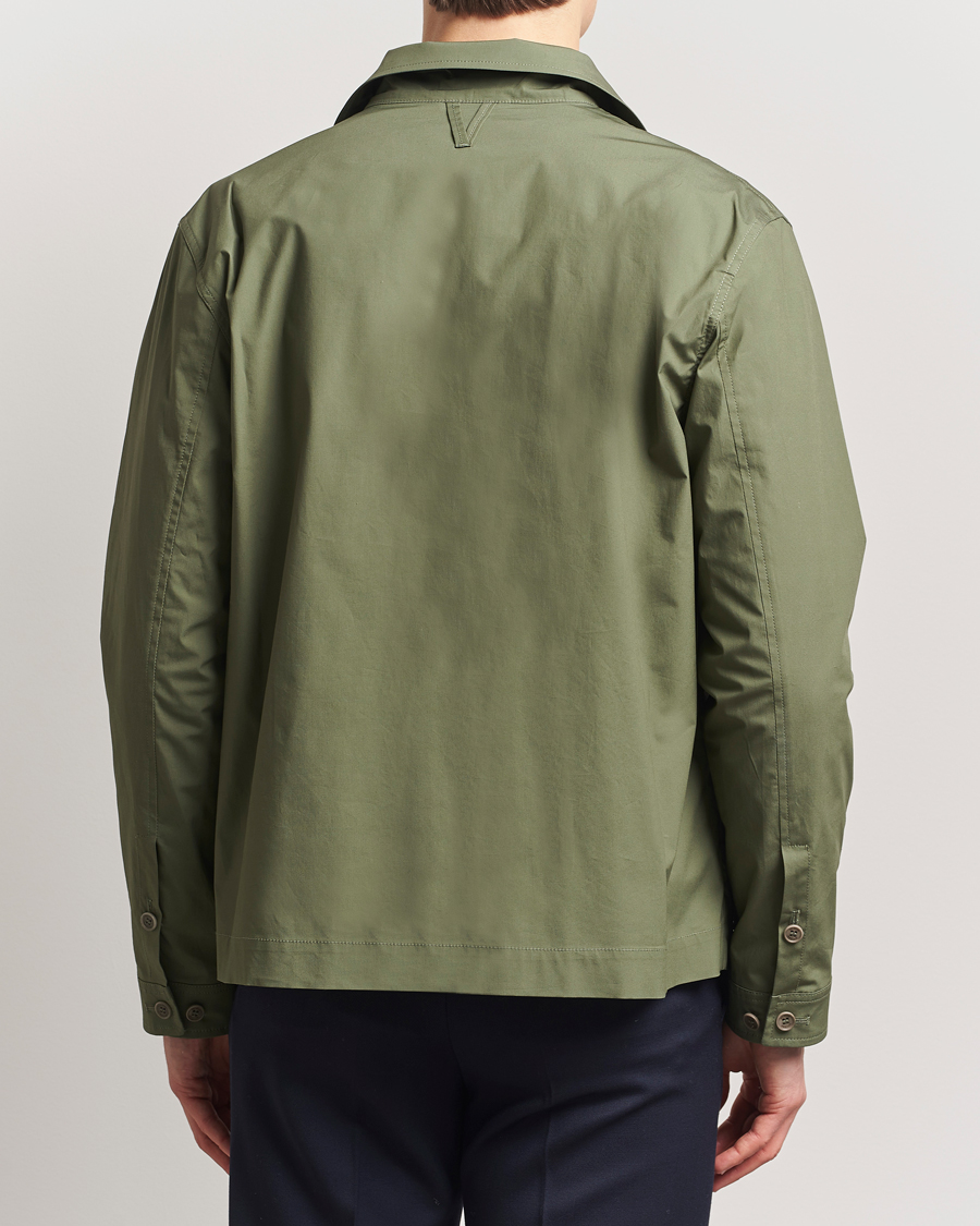 Herren | Jacken | Valstar | Cotton Poplin Shirt Jacket Green