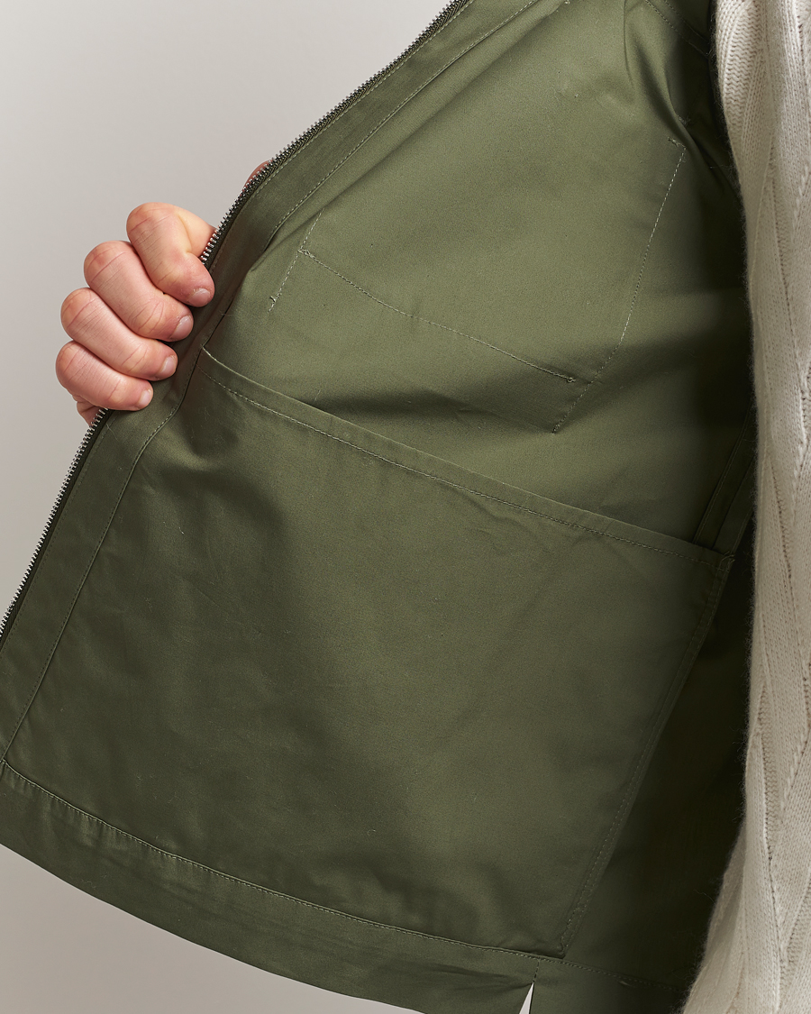 Herren | Jacken | Valstar | Cotton Poplin Shirt Jacket Green