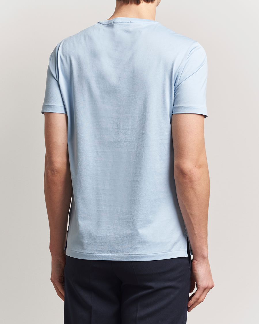 Herren | T-Shirts | Ralph Lauren Purple Label | Short Sleeve T-Shirt Chambray