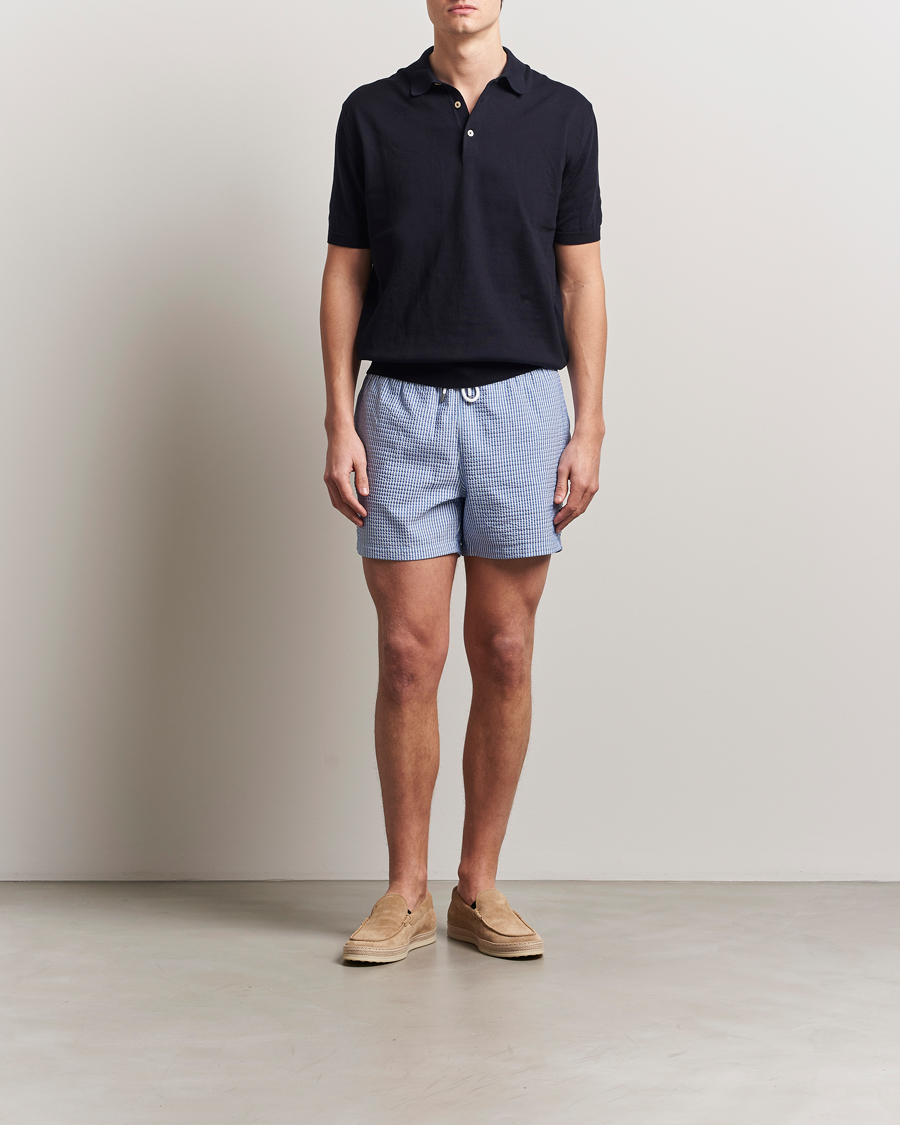 Herren | Badehosen | Ralph Lauren Purple Label | Amalfi Swim Shorts Light Blue