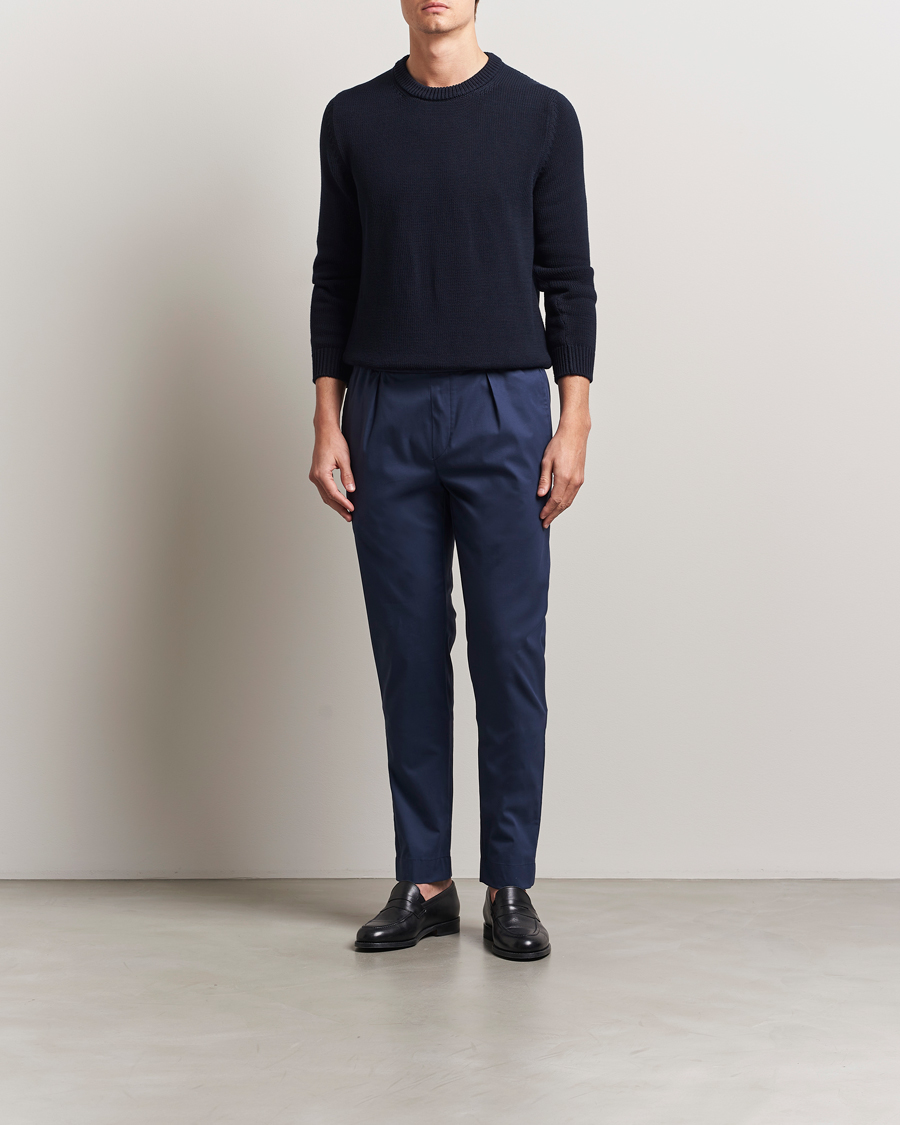 Herren | Hosen | Ralph Lauren Purple Label | Soft Cotton Drawstring Pants Navy