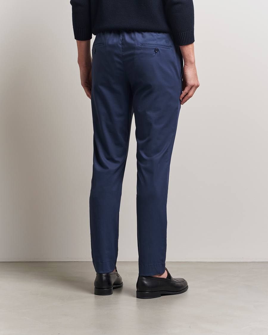 Herren | Hosen | Ralph Lauren Purple Label | Soft Cotton Drawstring Pants Navy