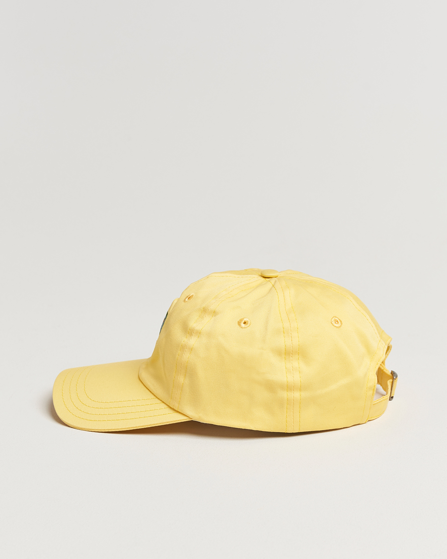 Herren | Drake's Elephant Embroidered Cap Lemon | Drake's | Elephant Embroidered Cap Lemon