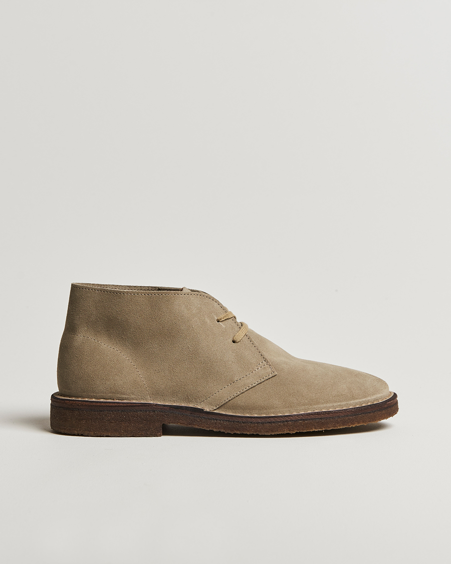 Herren | Drake's Clifford Suede Desert Boots Sand | Drake's | Clifford Suede Desert Boots Sand