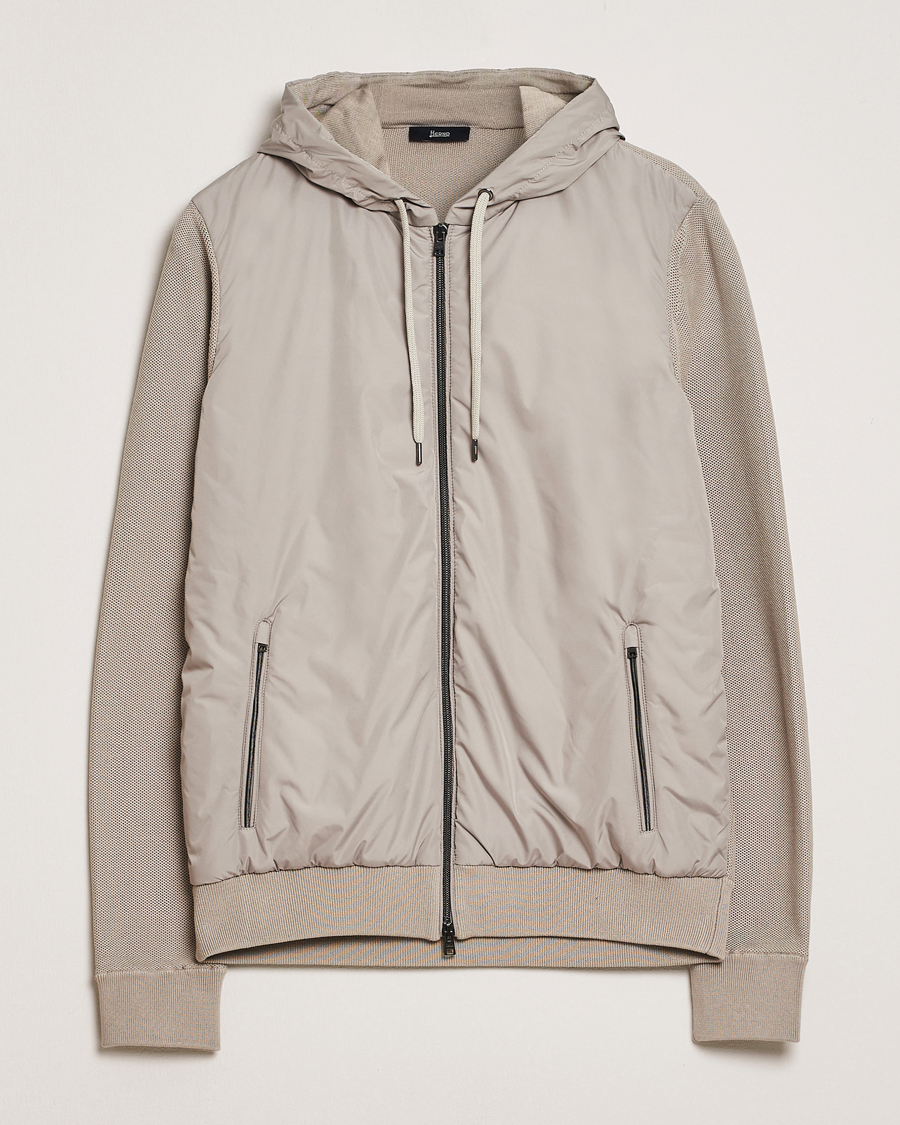 Herren | Jacken | Herno | Hooded Hybrid Jacket Beige