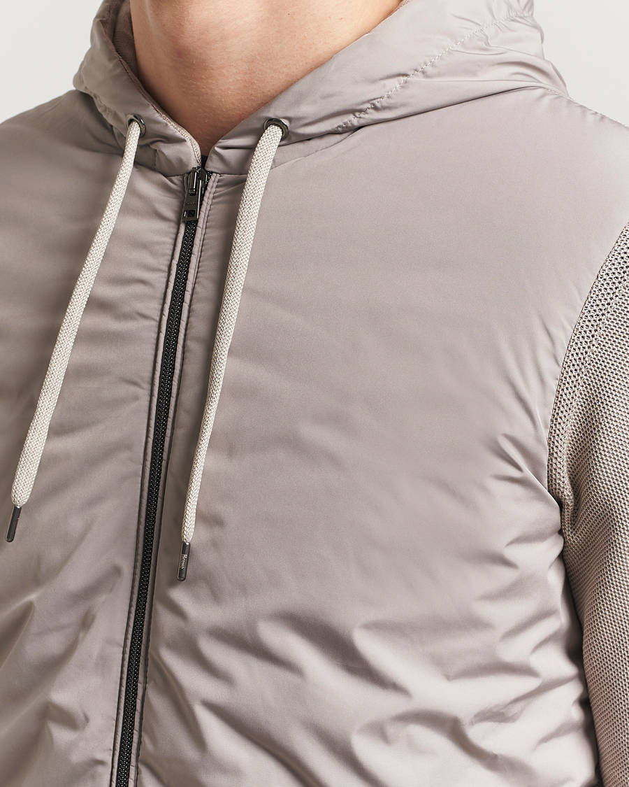 Herren | Jacken | Herno | Hooded Hybrid Jacket Beige