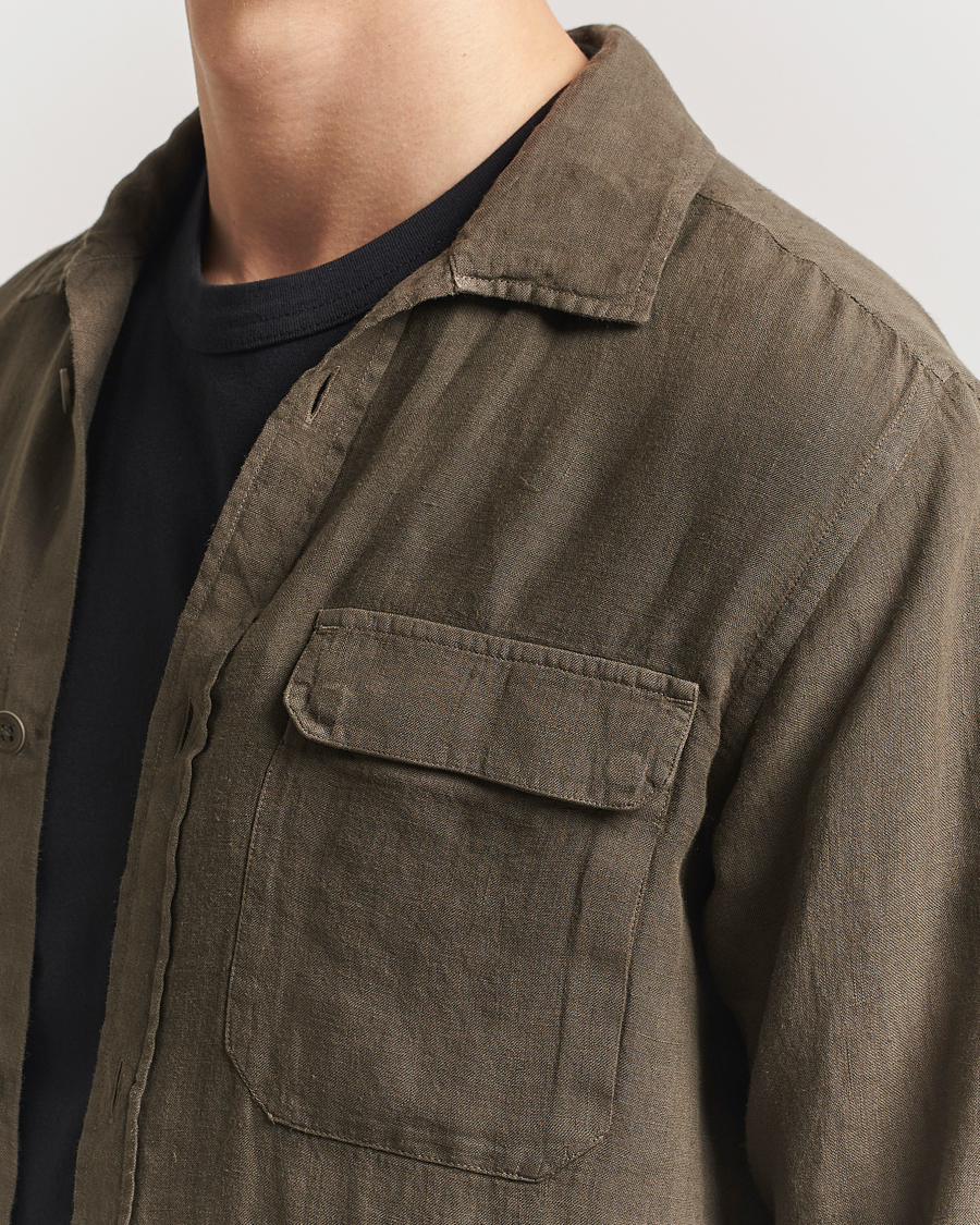 Herren | Jacken | Herno | Linen Safari Jacket Military