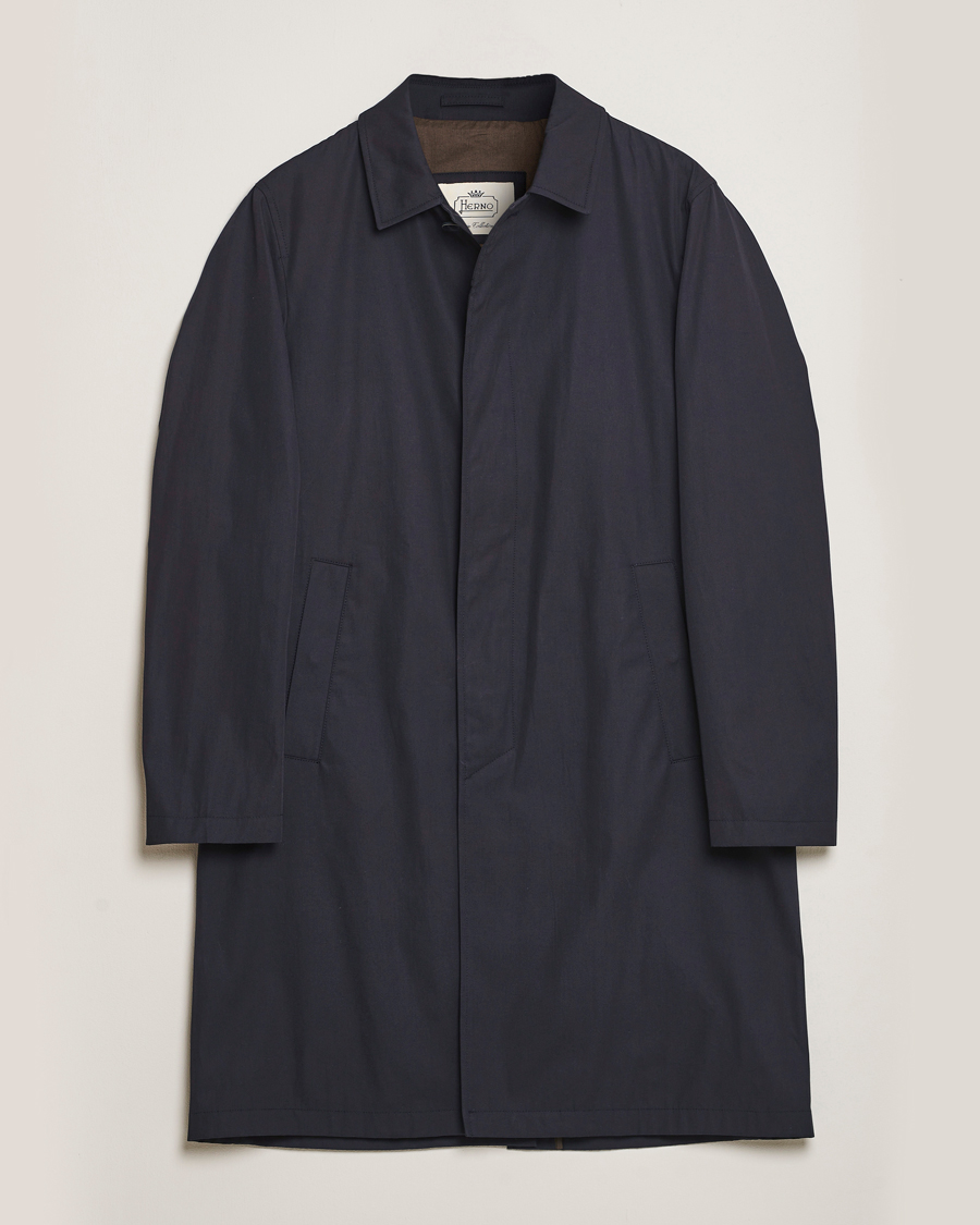 Herren | Jacken | Herno | Cotton Car Coat Navy