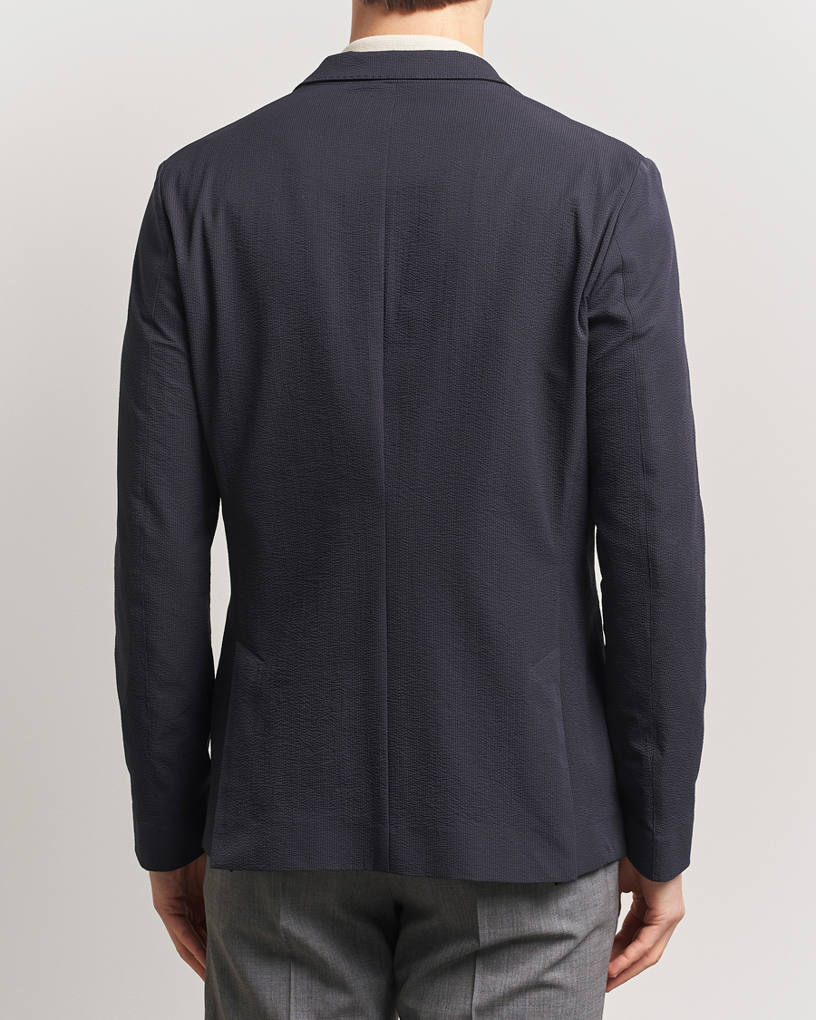 Herren | Sakkos | Herno | Seersucker Blazer Navy