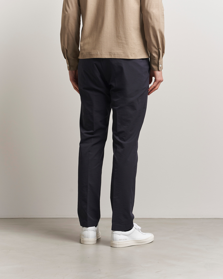 Herren | Hosen | Herno | Seersucker Drawstring Pants Navy
