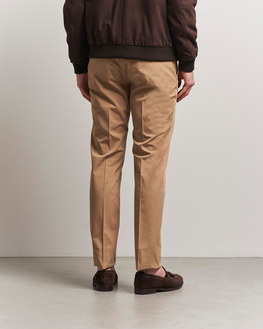 Herren | Hosen | Incotex | Slim Fit Comfort Chinos Beige