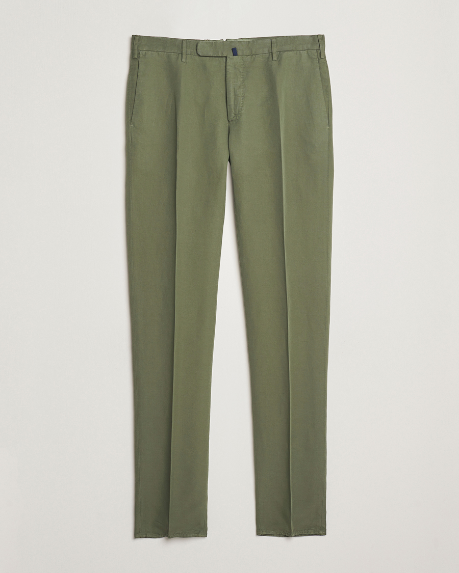 Herren | Hosen | Incotex | Slim Fit Chinolino Trousers Green