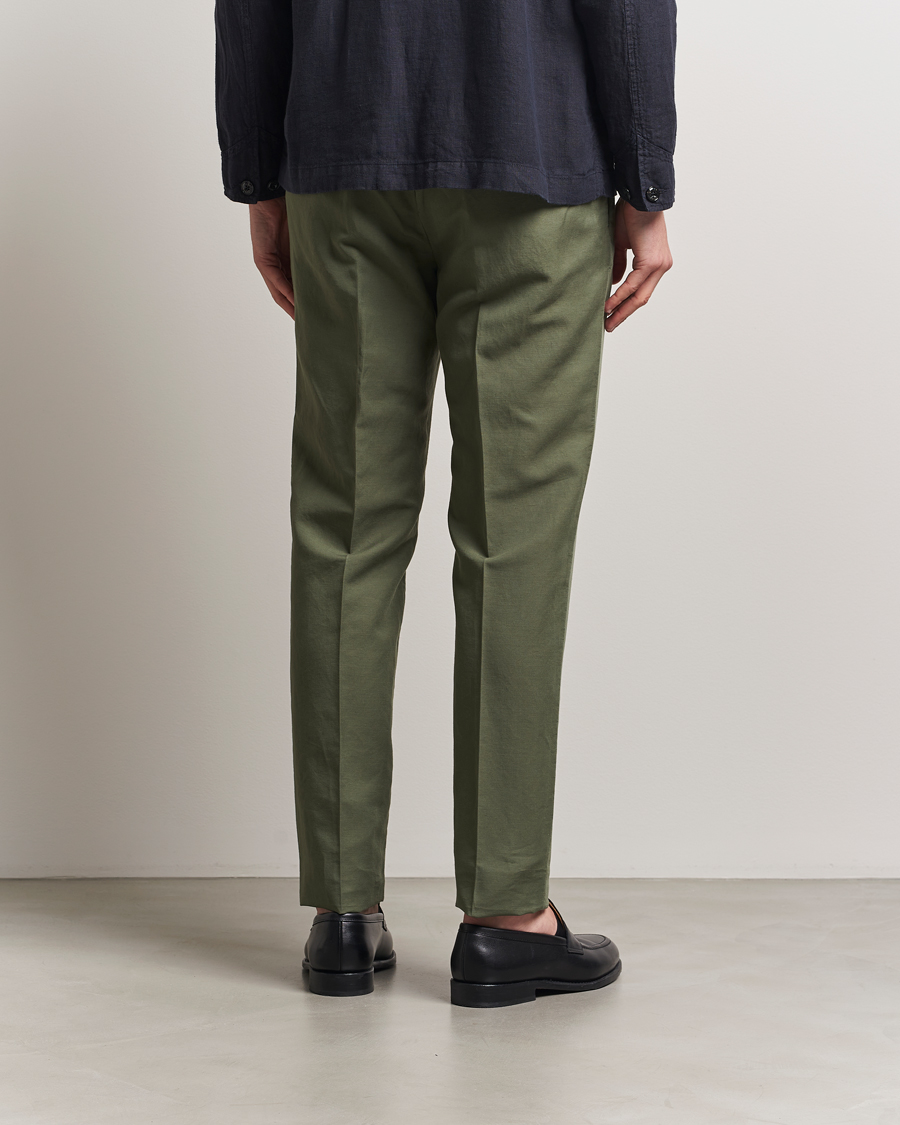Herren | Hosen | Incotex | Slim Fit Chinolino Trousers Green