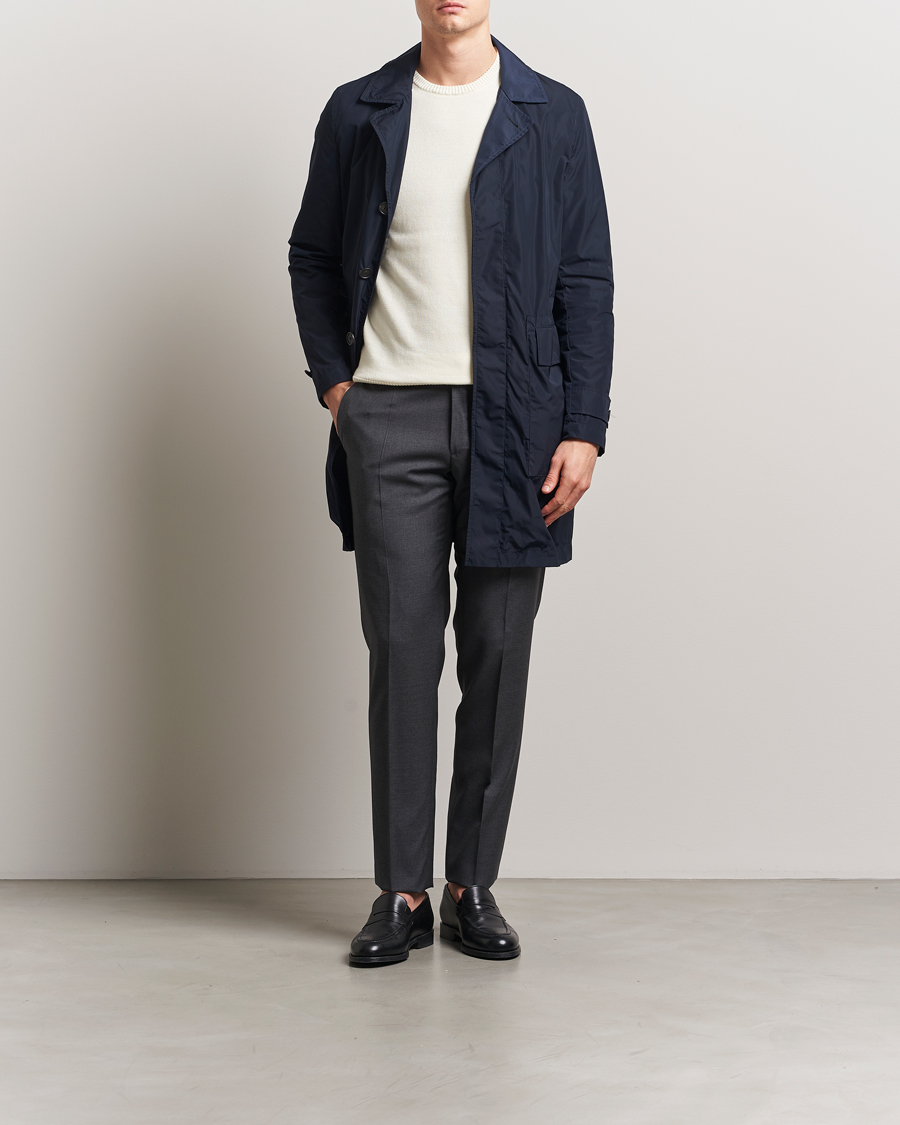 Herren | Hosen | Incotex | Slim Fit Super 100s Wool Trousers Medium Grey