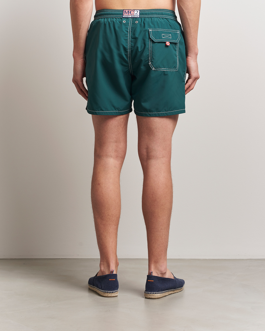 Herren | Badehosen | MC2 Saint Barth | Nylon Swim Shorts British Green