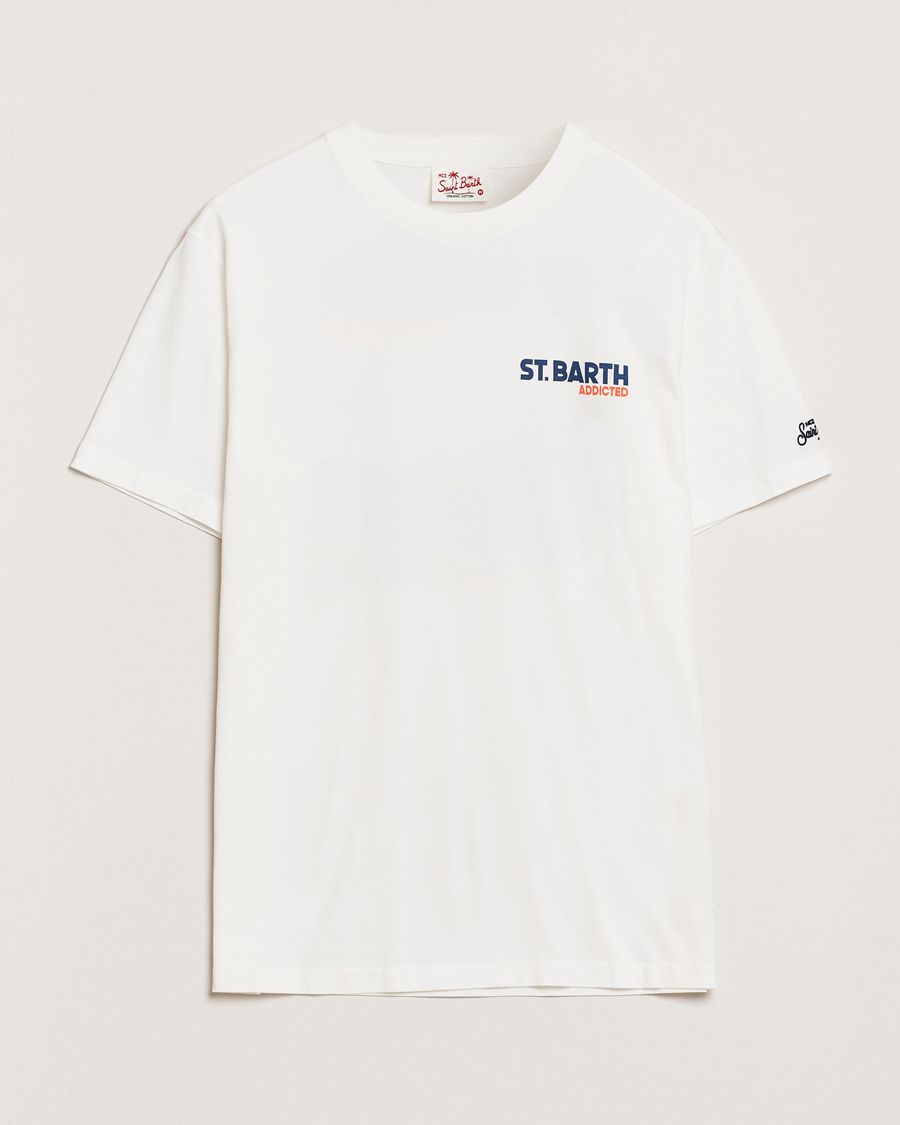 Herren | T-Shirts | MC2 Saint Barth | Printed Cotton T-Shirt St Barth Addicted