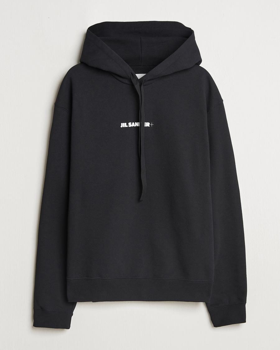 Herren | Pullover | Jil Sander | Terry Logo Hoodie Black