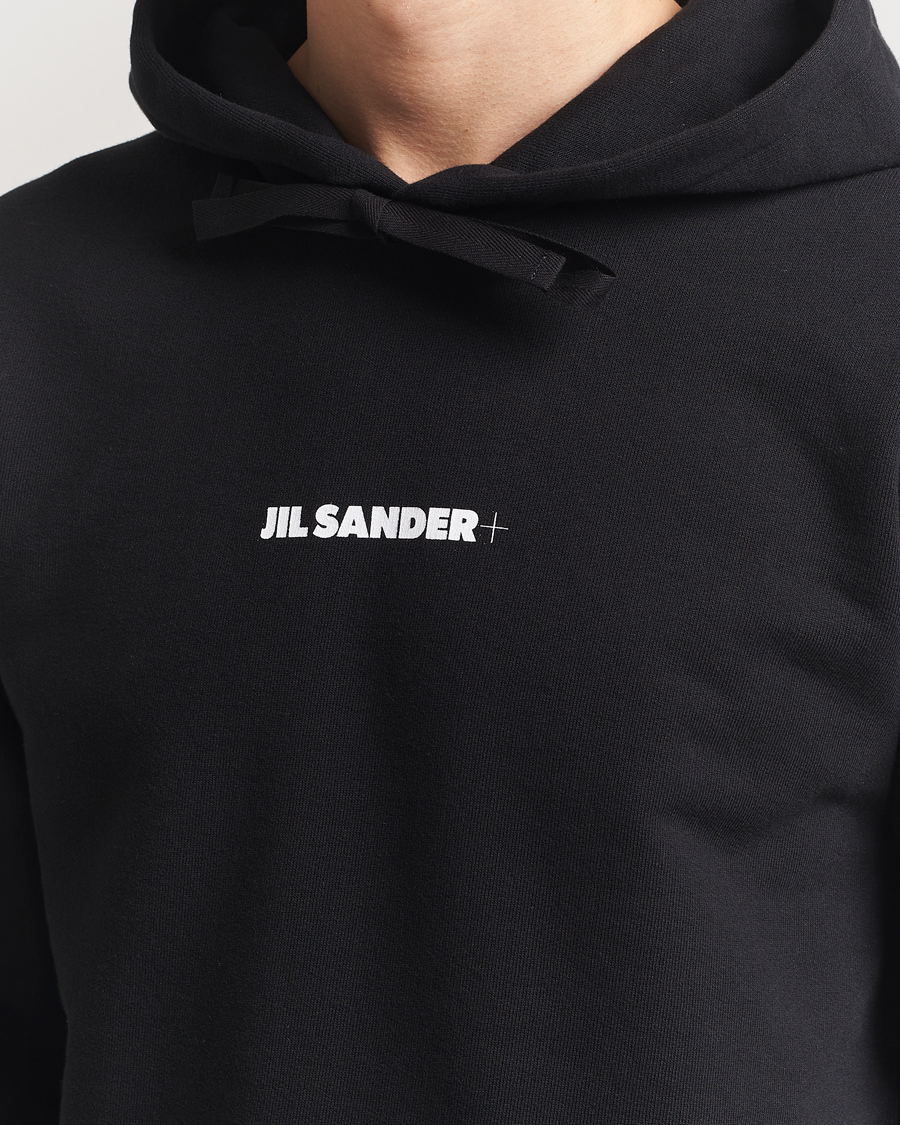 Herren | Pullover | Jil Sander | Terry Logo Hoodie Black
