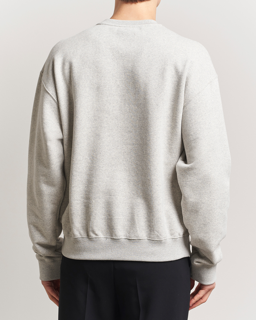 Herren | Pullover | Jil Sander | Small Logo Sweatshirt Light Grey Melange