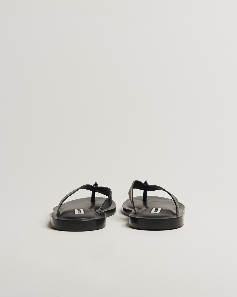 Herren | Jil Sander Leather Sandals Black | Jil Sander | Leather Sandals Black