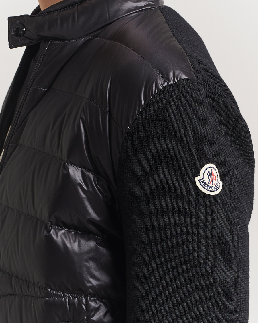 Herren | Pullover | Moncler | Hybrid Zip Cardigan Black