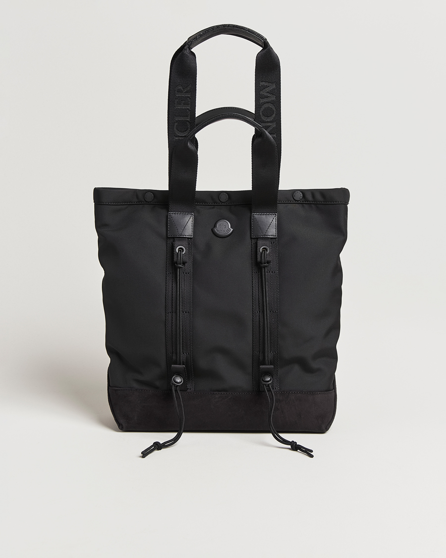 Herren | Moncler Tech Small Tote Bag Black | Moncler | Tech Small Tote Bag Black