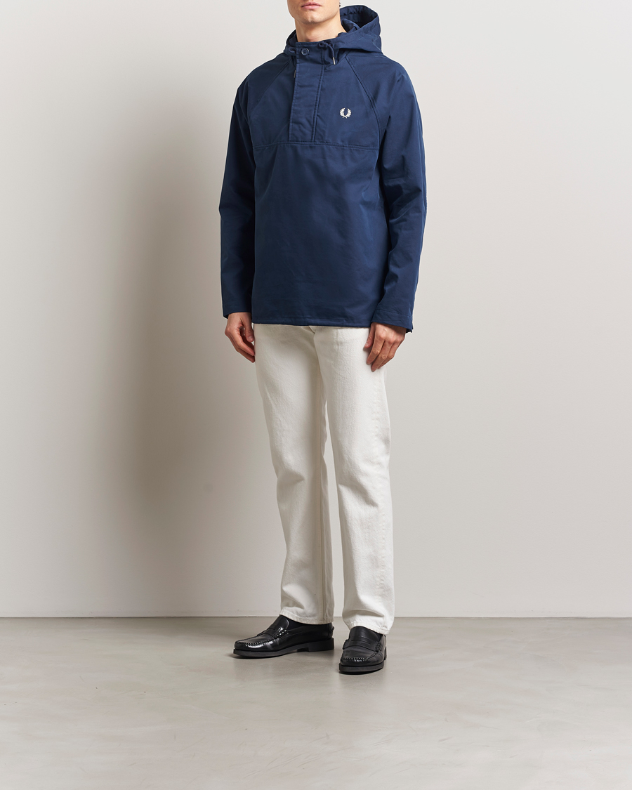 Herren | Jacken | Fred Perry | Smock Hooded Anorak Tennis Blue