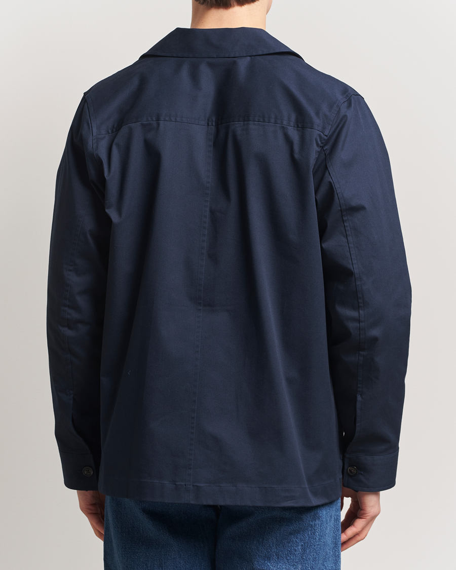 Herren | Hemden | J.Lindeberg | Easton Cotton Overshirt Navy