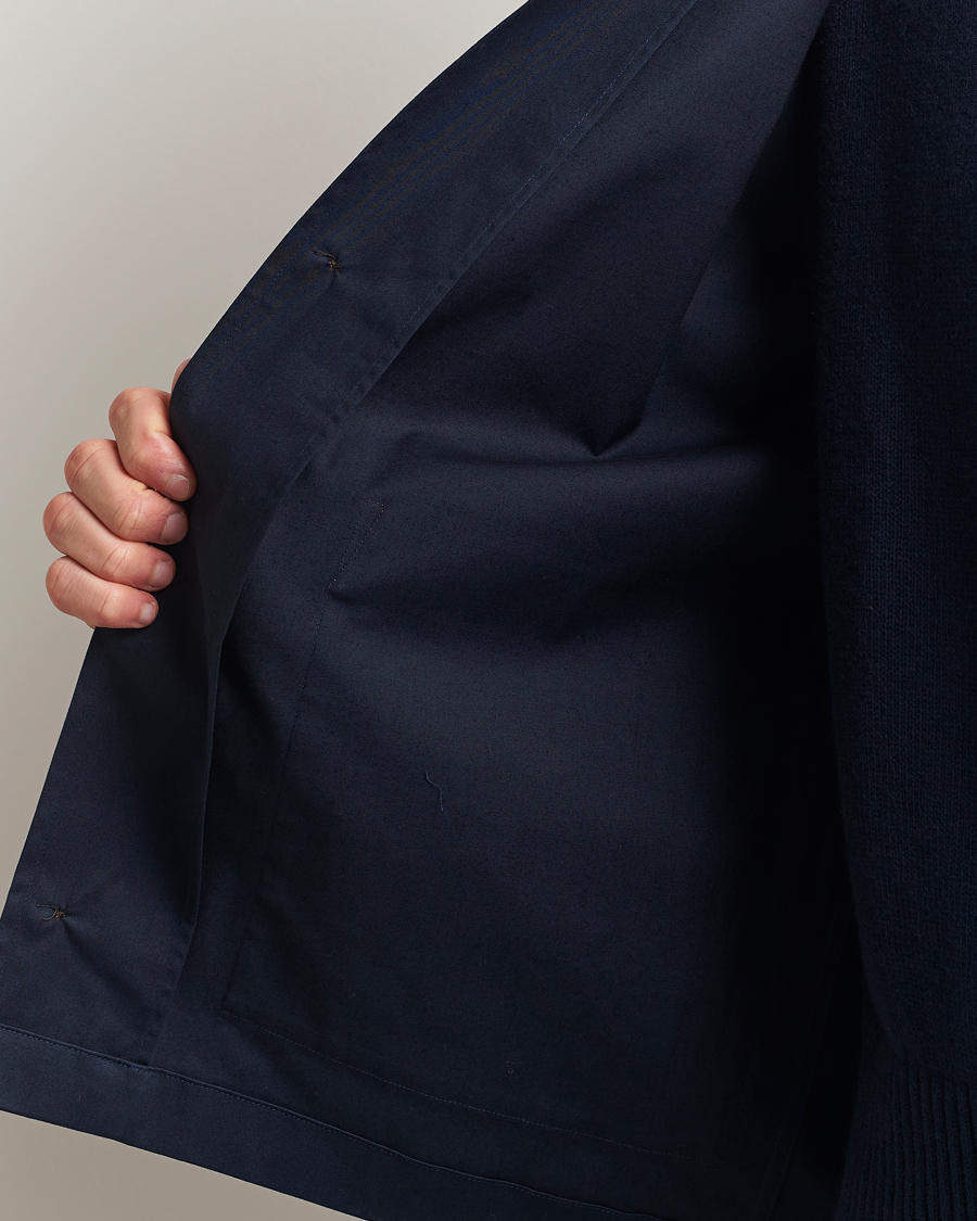 Herren | Hemden | J.Lindeberg | Easton Cotton Overshirt Navy