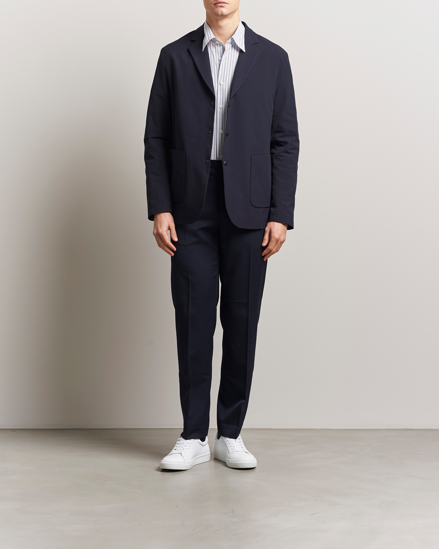 Herren | Sakkos | J.Lindeberg | Barry Oxy Tech Blazer Navy