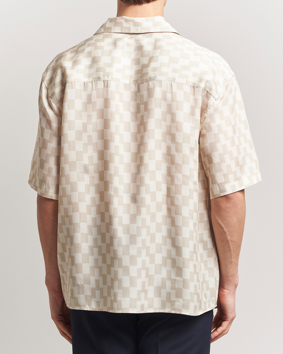 Herren | Hemden | J.Lindeberg | Ellis Stack Bridge Print Shirt Moonbeam