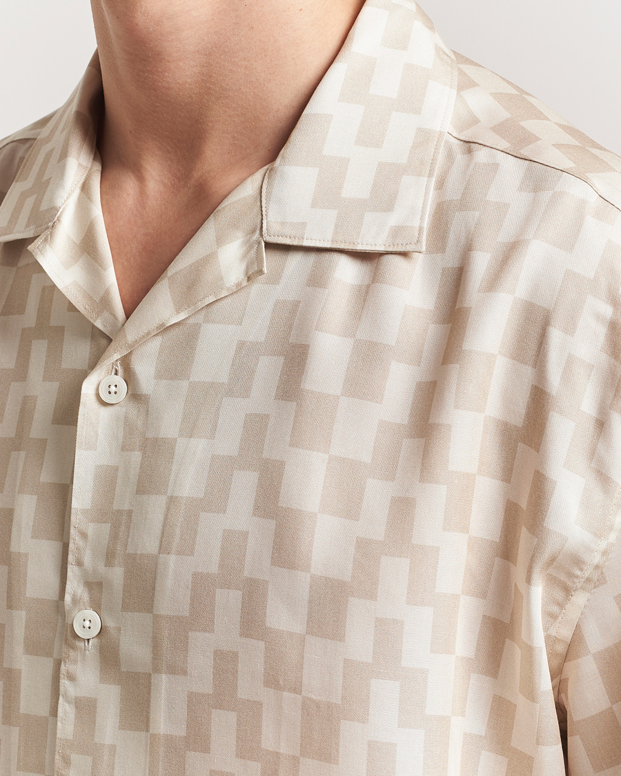 Herren | Hemden | J.Lindeberg | Ellis Stack Bridge Print Shirt Moonbeam