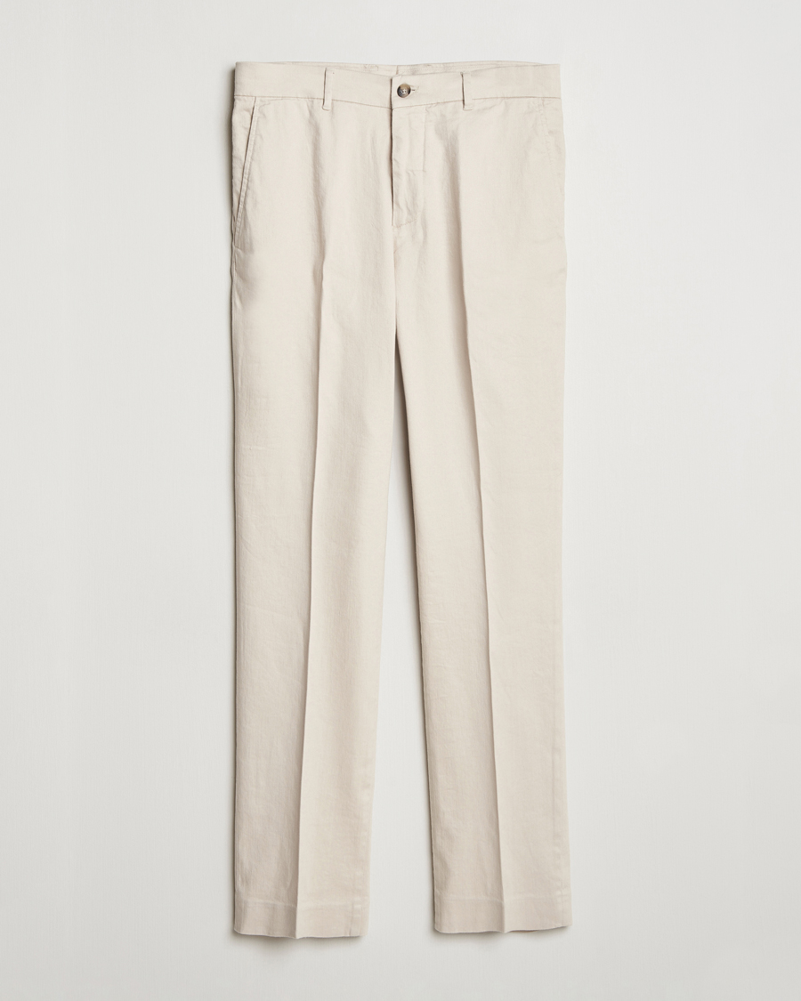 Herren | Hosen | J.Lindeberg | Lois Linen Stretch Pants Moonbeam