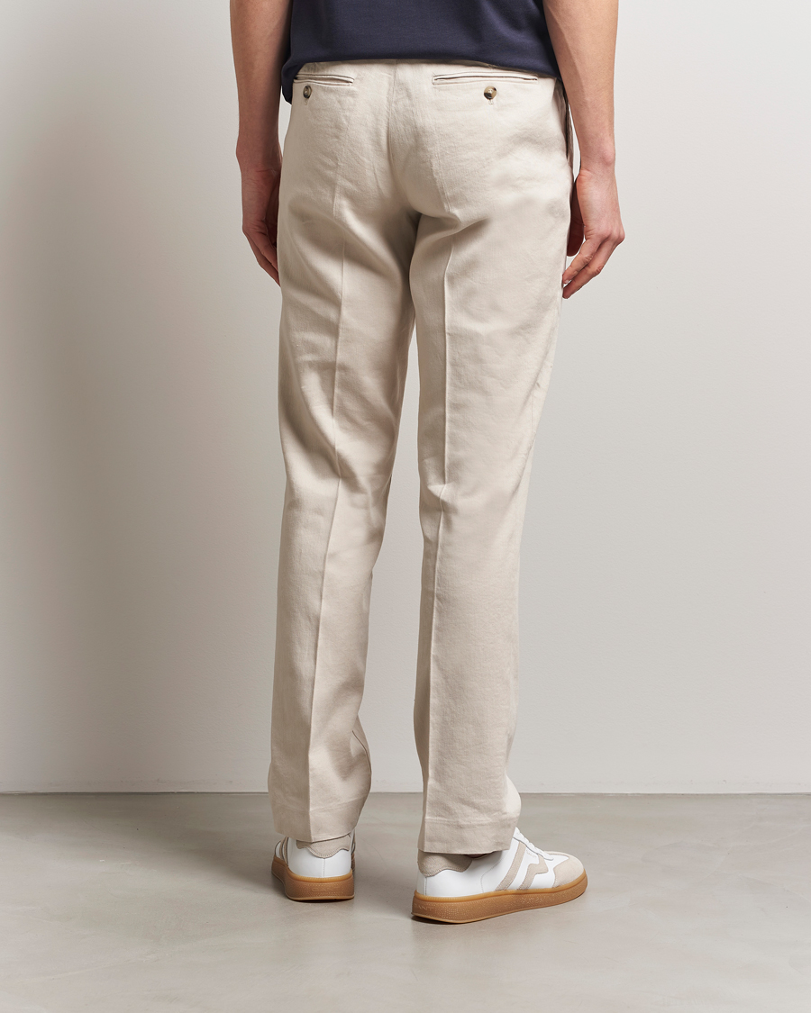Herren | Hosen | J.Lindeberg | Lois Linen Stretch Pants Moonbeam