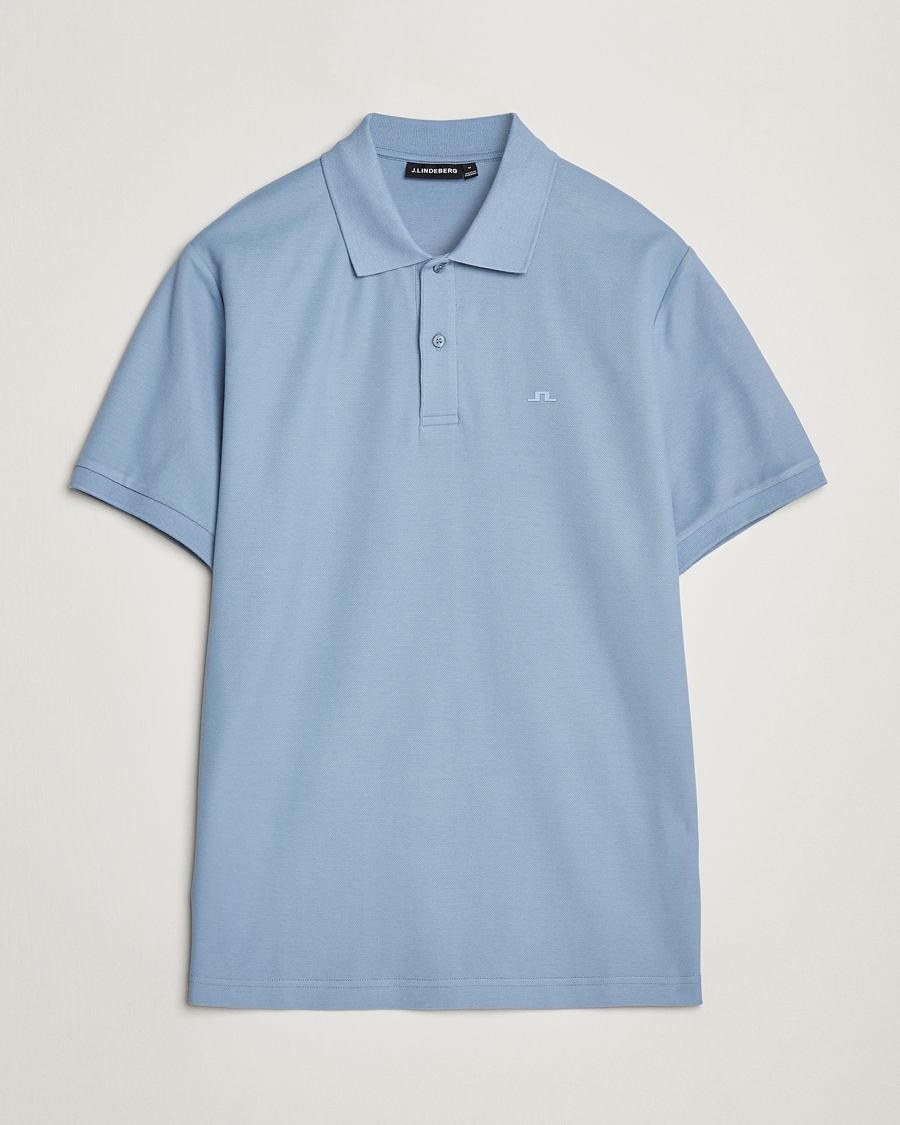 Herren | Poloshirts | J.Lindeberg | Rudy Polo Pique Rain Washed