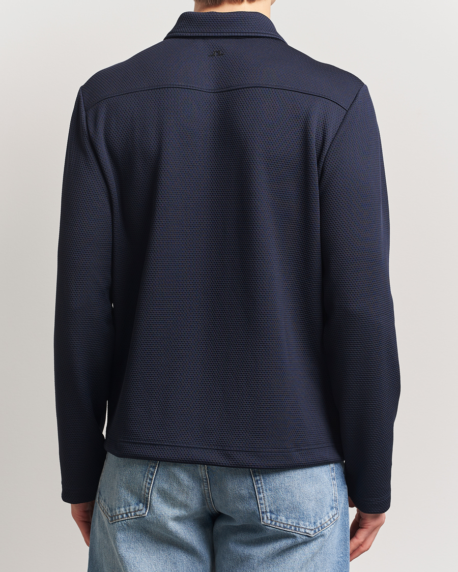 Herren | Pullover | J.Lindeberg | Lansa Jersey Zip Jacket Navy