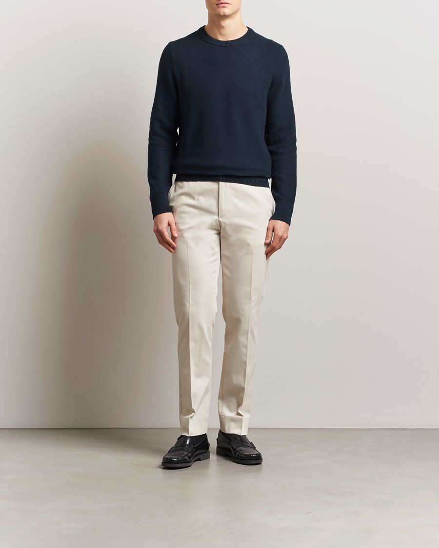 Herren | Pullover | J.Lindeberg | Arthur Organic Cotton Knit Navy