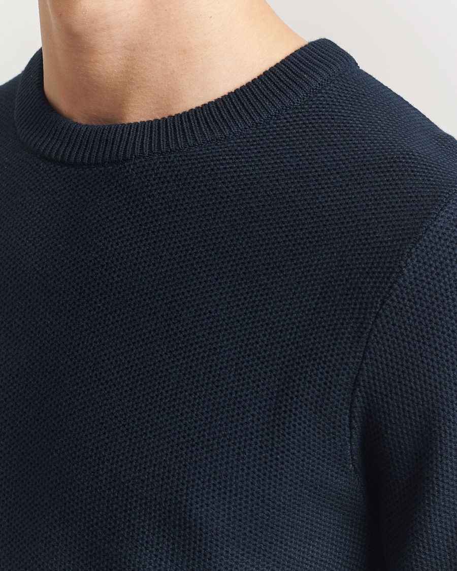 Herren | Pullover | J.Lindeberg | Arthur Organic Cotton Knit Navy