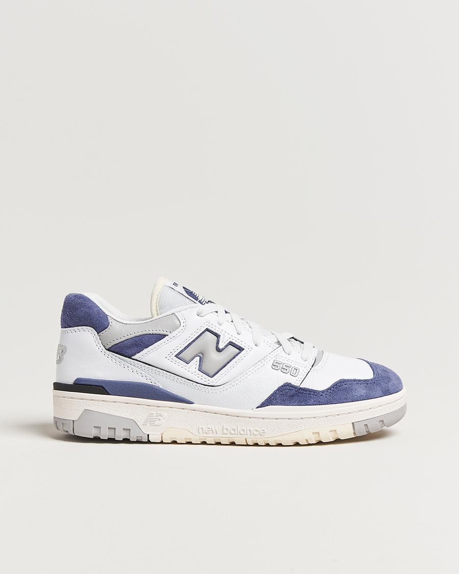Herren | New Balance 550 Sneakers White/Navy | New Balance | 550 Sneakers White/Navy