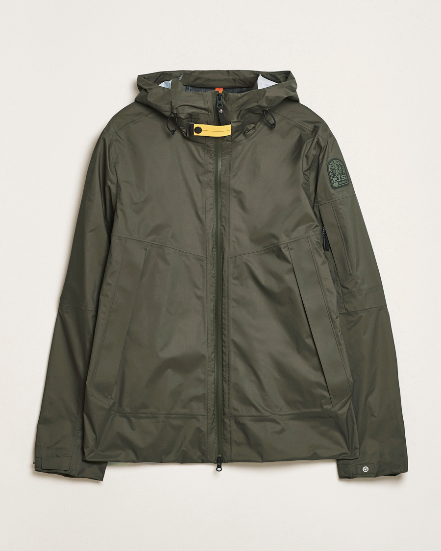 Herren | Jacken | Parajumpers | Aso Rain Hooded Jacket Dark Mud