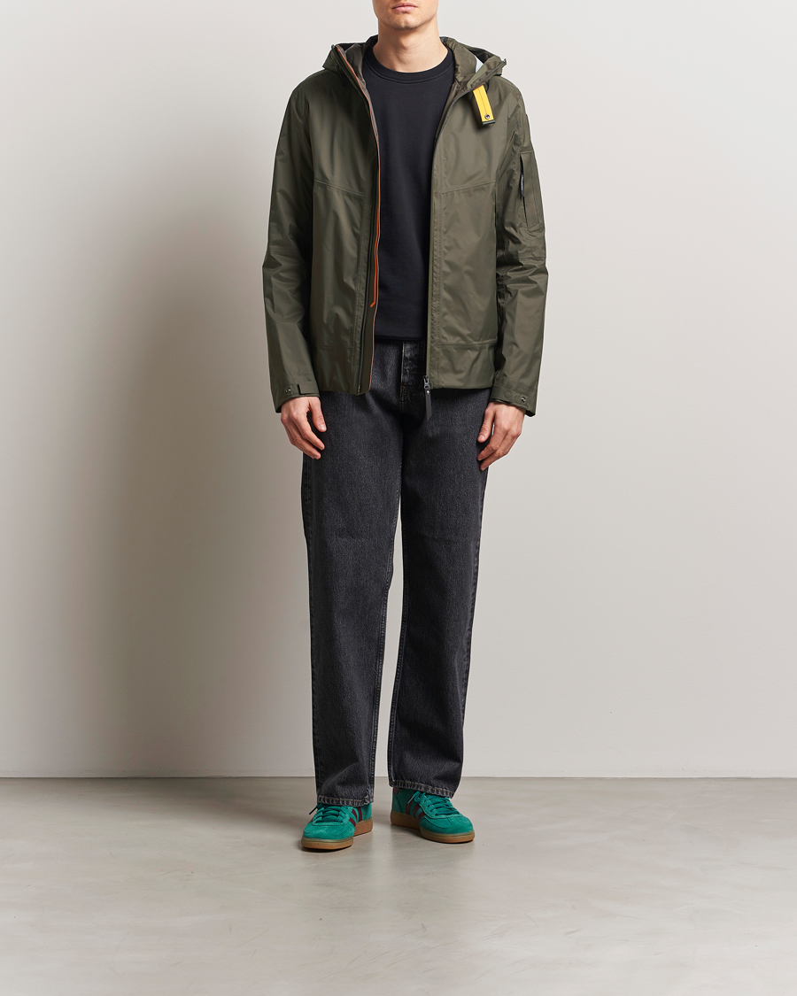 Herren | Jacken | Parajumpers | Aso Rain Hooded Jacket Dark Mud