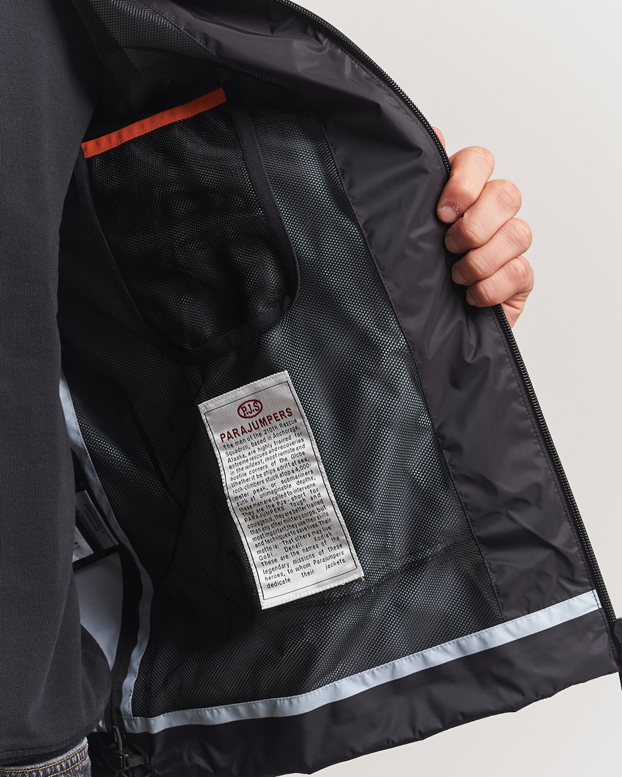 Herren | Jacken | Parajumpers | Aso Rain Hooded Jacket Black