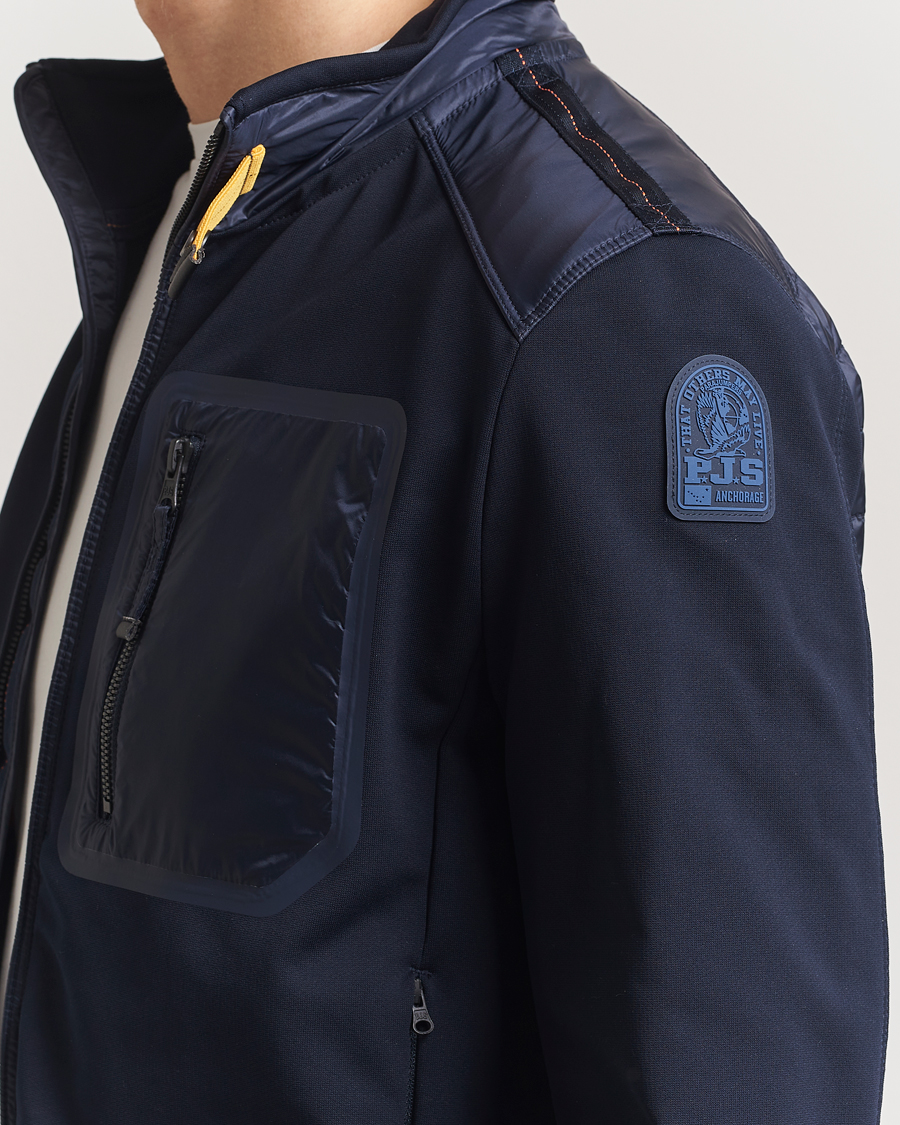 Herren | Jacken | Parajumpers | London Hybrid Fleece Jacket Blue Navy