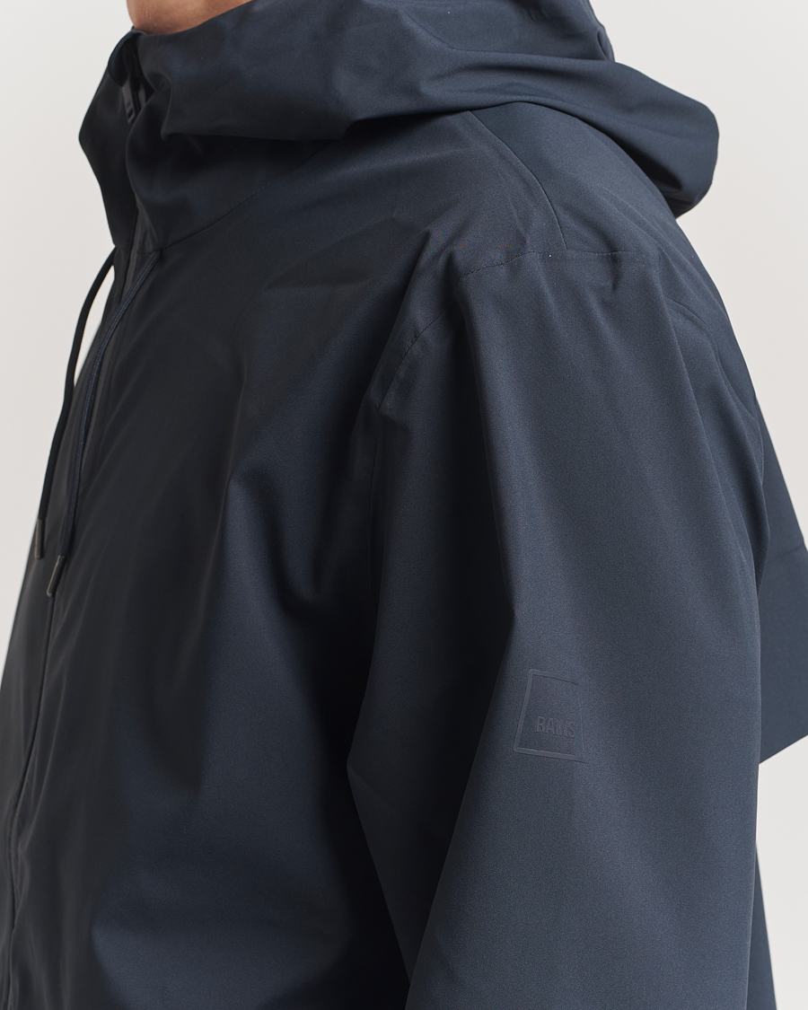Herren | Jacken | RAINS | Suva Hooded Waterproof Long Jacket Navy