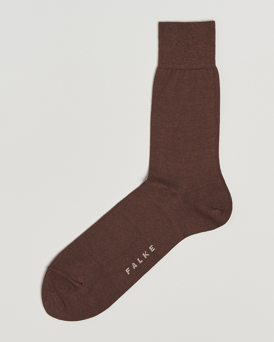 Herren | Unterwäsche | Falke | Panama Linen/Cotton Sock Chocolate