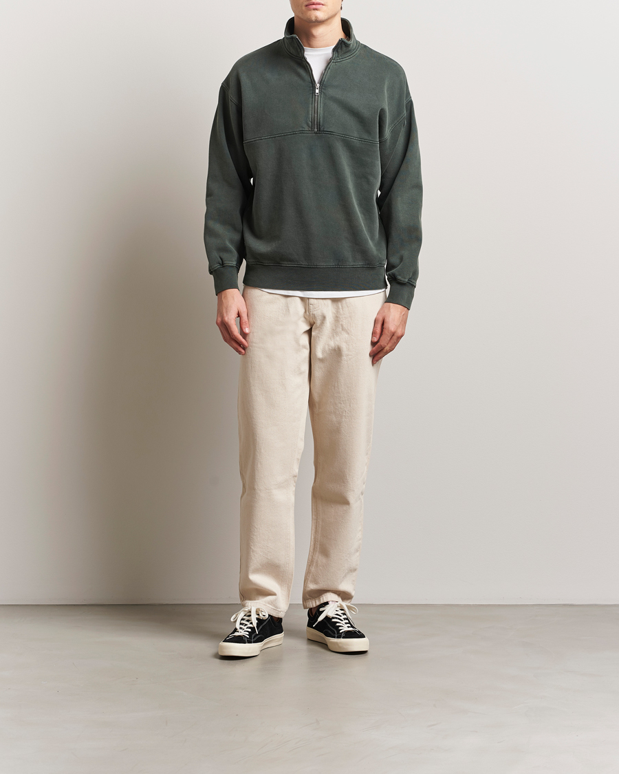 Herren | Pullover | Colorful Standard | Classic Organic Half-Zip Midnight Forest