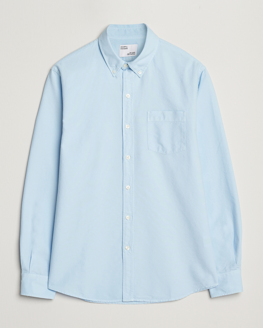 Herren | Hemden | Colorful Standard | Classic Organic Oxford Button Down Shirt Polar Blue