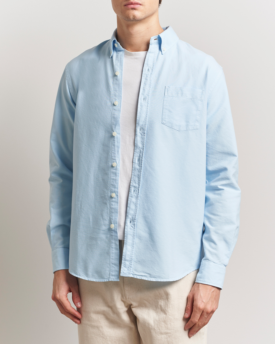 Herren | Hemden | Colorful Standard | Classic Organic Oxford Button Down Shirt Polar Blue