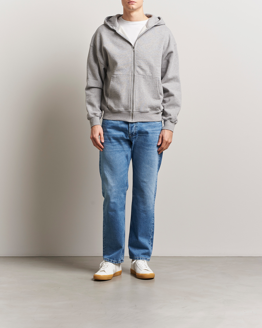 Herren | Pullover | Colorful Standard | Classic Organic Full Zip Hoodie Heather Grey